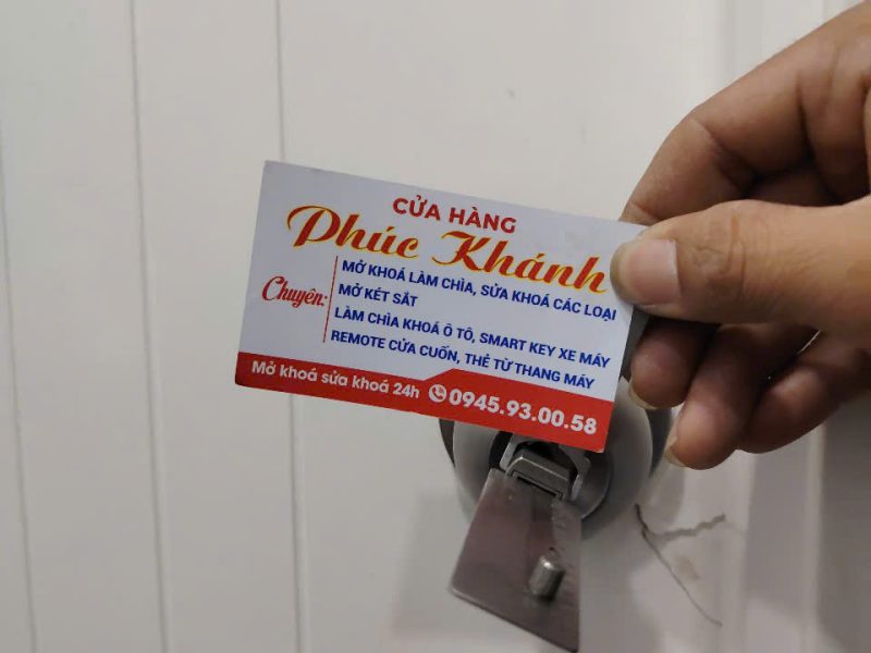 Sửa Khoá Phúc Khánh -Dịch Vụ sửa Khoá tận Nơi TPHCM 24/7