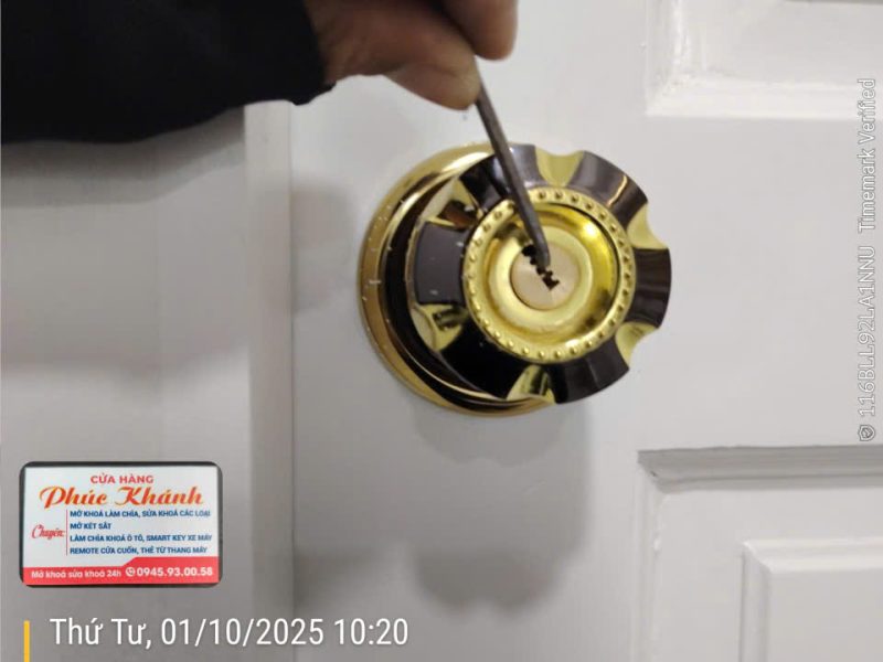 Sửa Khoá Phúc Khánh -Dịch Vụ sửa Khoá tận Nơi TPHCM 24/7 -Thợ mở khoá quận 4
